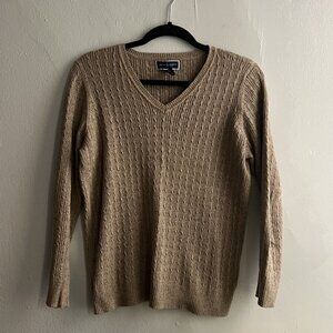 Karen Scott Cotton V-Neck Sweater